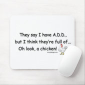 VOEG vol kippen TOE Muismat (Met muis)