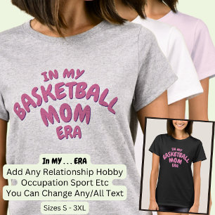 Voeg woord in mijn aangepaste sport basketbal moed t-shirt
