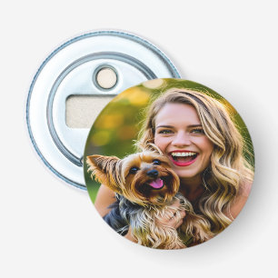 Voeg Yorkshire Terrier-foto personaliseren toe Button Flesopener