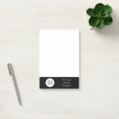 Voeg zwarte promotie van Logo Custom Text Company Post-it® Notes (Kantoor)