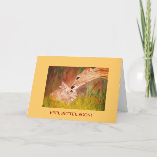 "VOEL BETER SPOEDIG! KAART (Voorkant)