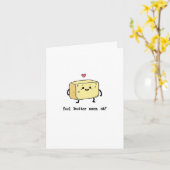 Voel boter snel OK Kaart (Gele Bloem)