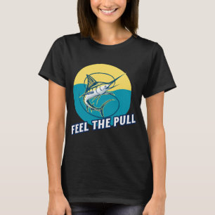 Voel de aantrekkingskracht! Marlijn vissen ontwerp T-shirt