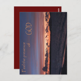 Voel de aanwezigheid van God Briefkaart
