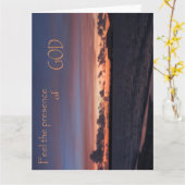 Voel de aanwezigheid van God Kaart (Gele Bloem)