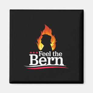 Voel De Bern - Vlammend Trump Vuur Campagne Logo B Magneet