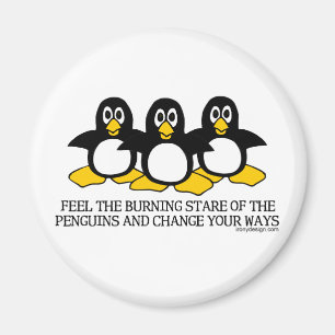 Voel de brandende val van de pinguïns magneet