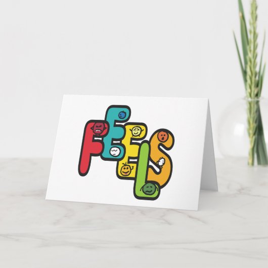 Voel de gevoelens kaart (Voorkant)