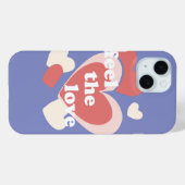 Voel de liefdeshart explosie Case-Mate iPhone case (Achterkant (horizontaal))