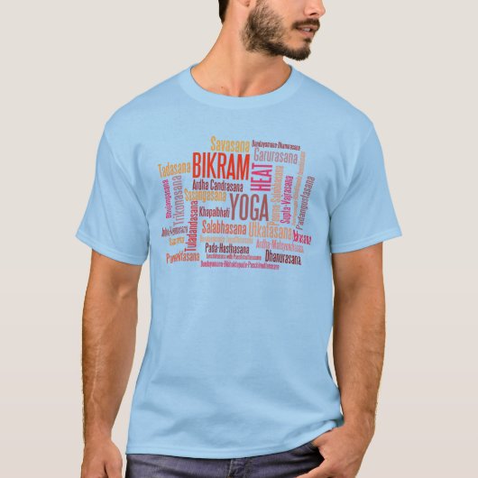 Voel de posities van de hittebikram van de cinneba t-shirt (Voorkant)
