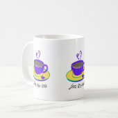 Voel de thee koffiemok (Voorkant links)