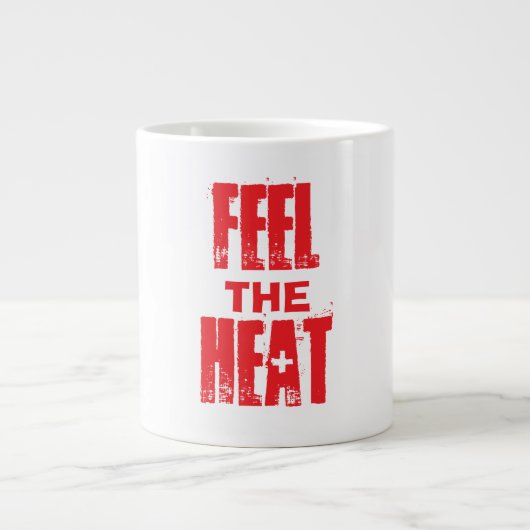 Voel de warmte extra grote beker (Voorkant)