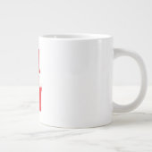 Voel de warmte extra grote beker (Rechts)