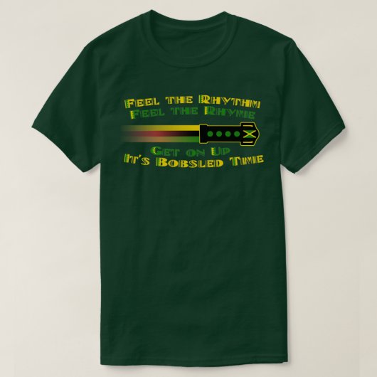 Voel het ritme t-shirt (Design voorkant)