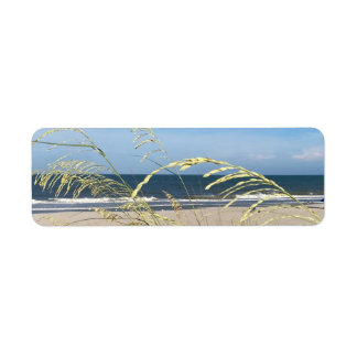 Voel het strand terug adres labels