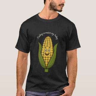 Voel je A-Maize-ing Maan Mais Grapsshirt T-shirt