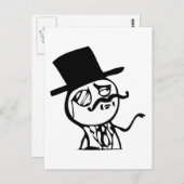 Voel je als een Sir meme strip Briefkaart (Voorkant / Achterkant)