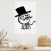 Voel je als een Sir meme strip Poster (Keuken)