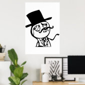 Voel je als een Sir meme strip Poster (Thuiskantoor)