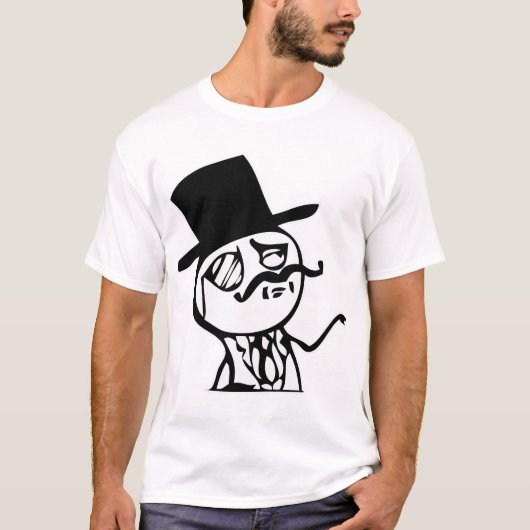 Voel je als een Sir meme strip T-shirt (Voorkant)