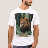 Voel je als King Lion Embossed T-shirt (Voorkant)