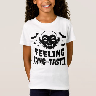 Voel je Fang-Tastisch Grappige Vampier Halloween-o T-shirt