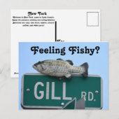 Voel je je een visje? briefkaart (Voorkant / Achterkant)