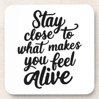 Voel je levend Onderzetter