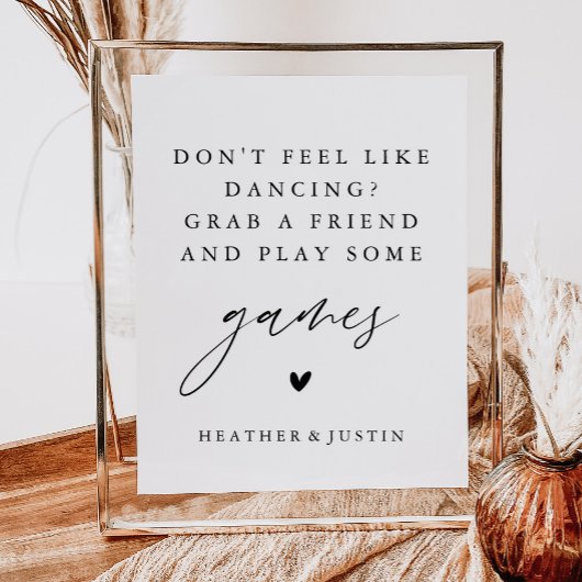 Voel je niet als dansen, speel wat games poster