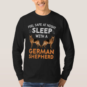 Voel je 's nachts veilig met een Duitse herder T-shirt