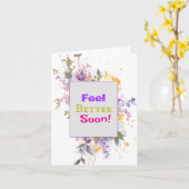 Voel je snel beter kaart (Gele Bloem)