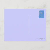 Voel je vrij - Flying Dandelion seed Briefkaart (Achterkant)