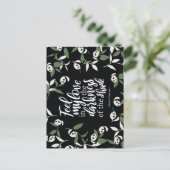 Voel mijn liefde in de duisternis van de schaduw B Briefkaart (Staand voorkant)