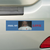 VOEL MIJN LIEFJE BUMPERSTICKER (Op auto)