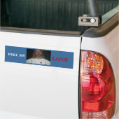 VOEL MIJN LIEFJE BUMPERSTICKER (Op Truck)