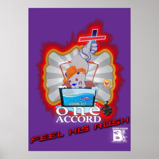 VOEL ZIJN HAAST POSTER (Voorkant)