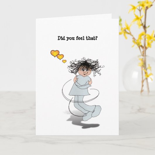 Voelde je dat? kaart (Gele Bloem)