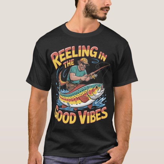 Voelen in goede vibes t-shirt (Voorkant)