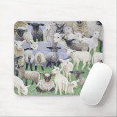 Voeling van schapen muismat (Met muis)