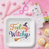 Voeling Witchy Papieren Bordje (Feest)