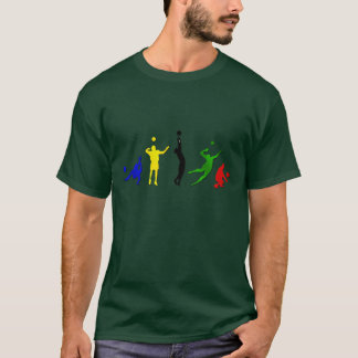 Voellybalspeler volleybalteam Mintonette art T-shirt