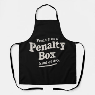 Voelt als een penalty box dag hockey speler schort