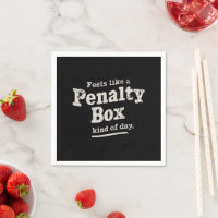 Voelt als een penalty box dag hockey speler