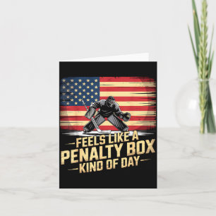 Voelt als een penalty box soort van dag Funny Hock Kaart