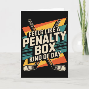 Voelt als een straf hockeyspeler team hockey liefh kaart