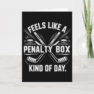 Voelt als een strafbank soort dag Funny Hockey Kaart