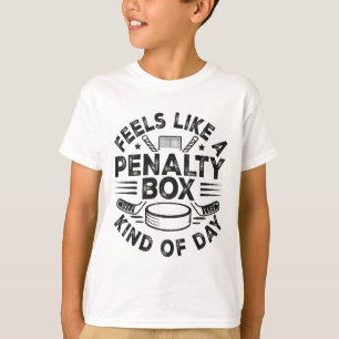 Voelt als een strafbank soort dag Funny Hockey T-shirt