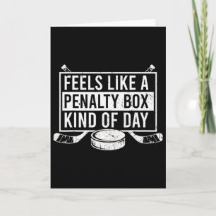 Voelt als een strafbank soort dag IJshockey Ho Kaart