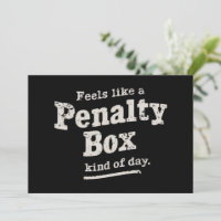 Voelt als een strafhok dag hockeyspeler