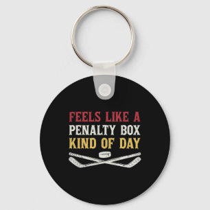 Voelt als een strafhokje soort dag Funny Hockey Sleutelhanger